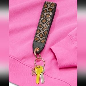 Victoria's Secret Pink and Brown Key & Card Holder